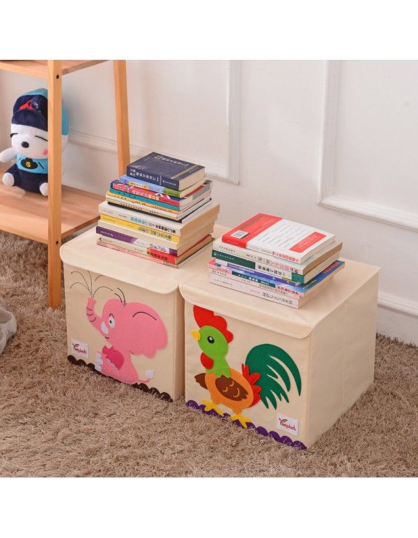 Children's toy storage box foldable Oxford cloth sorting box storage box with lid toy storage box 