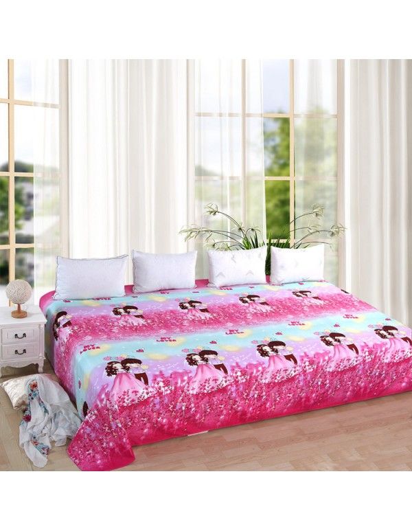 350x230 large Kang sheet 2020 new thickened twill frosted tatami big bed sheet large sheet group purchase and issue 