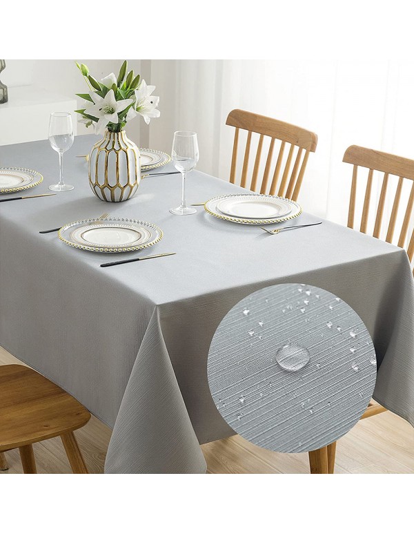 Amazon's popular polyester bar cloth waterproof thickened household dining table cloth wash free dust-proof tea table cloth factory direct sales